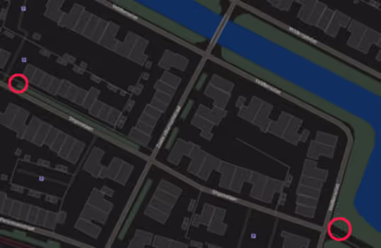 Bin location map