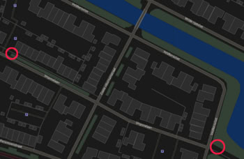 Bin location map